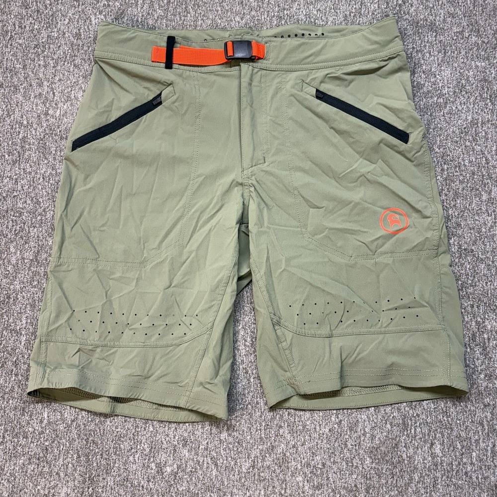 Backcountry Slickrock MTB Bike Short Men's Size M 11" Belted Ripstop Lightweight